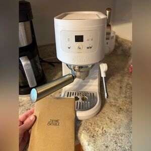 White Espresso Machine